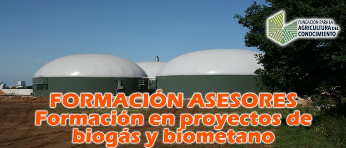  FORMACIÓN EN PROYECTOS DE BIOGÁS Y BIOMETANO (Fechas: 19 y 20 septiembre)